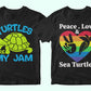 Sea Turtle 50 Editable T-shirt Designs Bundle Part 1
