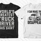 Concrete Truck Driver 50 Editable T-shirt Designs Bundle Part 1