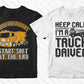 Concrete Truck Driver 50 Editable T-shirt Designs Bundle Part 1