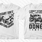 Concrete Truck Driver 50 Editable T-shirt Designs Bundle Part 1