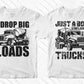 Concrete Truck Driver 50 Editable T-shirt Designs Bundle Part 1
