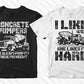 Concrete Truck Driver 50 Editable T-shirt Designs Bundle Part 1