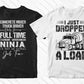 Concrete Truck Driver 50 Editable T-shirt Designs Bundle Part 1