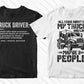 Concrete Truck Driver 50 Editable T-shirt Designs Bundle Part 1