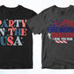 4th of July 50 Editable T-shirt Designs Bundle Part 3