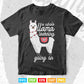 A Whole Llama Learning Going on School Svg Digital Files.