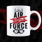 Air Force Editable Vector T shirt Designs In Svg Png Printable Files