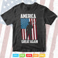 America Great Again 4th of July Svg T shirt Design.