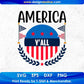 America Y’all 4th Of July T shirt Design In Svg Png Cutting Printable Files