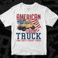 American Classic Truck 1948 Chevy Pickup Truck Trucker Editable T shirt Design In Ai Svg Files