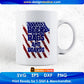 American Flag Beer Bags And Boards Cornhole Editable T shirt Design In Ai Svg Png Cutting Printable Files