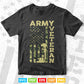 American Flag Camo Proud Us Army Veteran 4th of July Svg T shirt Design.