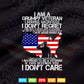 American Flag I am a Grumpy Veteran I Served I Sacrificed Veteran Day 4th of July Svg T shirt Design.