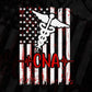 American Flag Tie Dye CNA Costume Nurse Day Nursing Editable T shirt Design In Ai Svg Files