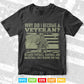 American Flag Why Did i Become a Veteran 4th of July Svg T shirt Design.