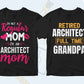 Architect 25 Editable T-shirt Designs Bundle