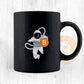 Astronaut Reaching For Bitcoin Vector T-shirt Design in Ai Svg Png Printable Files