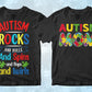 Autism 50 Editable T-Shirt Designs Bundle Part 2