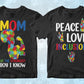 Autism 50 Editable T-Shirt Designs Bundle Part 2