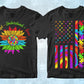 Autism 50 Editable T-Shirt Designs Bundle Part 2