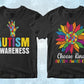Autism 50 Editable T-Shirt Designs Bundle Part 2