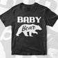 Baby Bear Best Gift Mother's & Father's Day Vector T-shirt Design in Ai Svg Png Cutting Printable Files