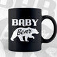 Baby Bear Best Gift Mother's & Father's Day Vector T-shirt Design in Ai Svg Png Cutting Printable Files