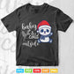Baby It's Cold Outside Christmas Winter Svg T shirt Design.