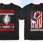 Badminton 50 T-shirt Designs Bundle Part 1