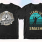 Badminton 50 T-shirt Designs Bundle Part 1