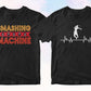 Badminton 50 T-shirt Designs Bundle Part 1