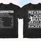 Badminton 50 T-shirt Designs Bundle Part 1