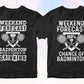Badminton 50 T-shirt Designs Bundle Part 1