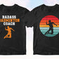 Badminton 50 T-shirt Designs Bundle Part 1
