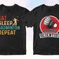 Badminton 50 T-shirt Designs Bundle Part 1