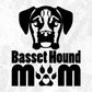 Basset Hound Mom T shirt Design In Png Svg Cutting Printable Files