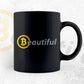 Beautiful Mean Crypto Btc Bitcoin Editable Vector T-shirt Design in Ai Svg Files