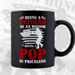 Being a Veteran Is An Honor Being a Pop Is Priceless USA Flag Father's Day Vector T shirt Design in Ai Png Svg Printable Files