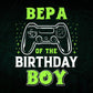 Bepa Of The Birthday Boy With Video Gamer Editable Vector T-shirt Design in Ai Svg Files