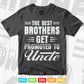 Best Brothers Get Promoted to Uncle Funny Svg Png Cut Files.