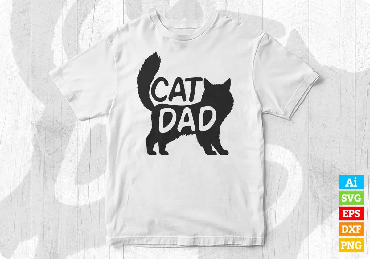 Cat dad hotsell af shirt