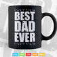 Best Dad Ever Braille Day Father's Day Svg Digital Files