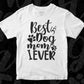 Best Dog Mom Ever T shirt Design In Svg Png Cutting Printable Files