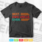 Best Dog Uncle Ever Funny Gift Father's Day Svg T shirt Design.