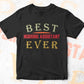 Best Nursing Assistant Ever Editable Vector T-shirt Designs Png Svg Files