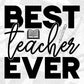 Best Teachers Ever T shirt Design In Svg Png Cutting Printable Files