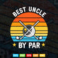 Best Uncle By Par Golf Lover Sports Svg Png Cut Files.