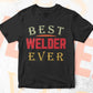 Best Welder Ever Editable Vector T-shirt Designs Png Svg Files