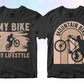 my bike my lifestyle, mountain bike, cyclist t shirts bicycle tee shirt bicycle tee shirts bicycle t shirt designs t shirt with bike design