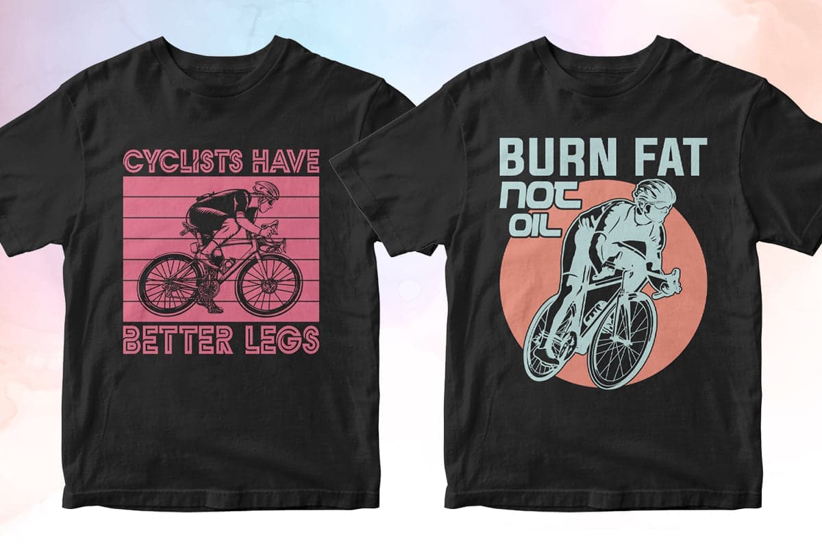 cyclists have better legs, burn fat not oil, cyclist t shirts bicycle tee shirt bicycle tee shirts bicycle t shirt designs t shirt with bike design